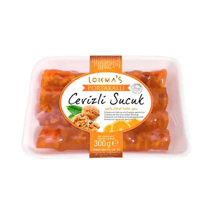 Lokmas Delicia Nuez Con Naranja 300g