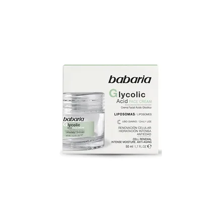 Babaria Crema Facial Acido Glycolic 50ml