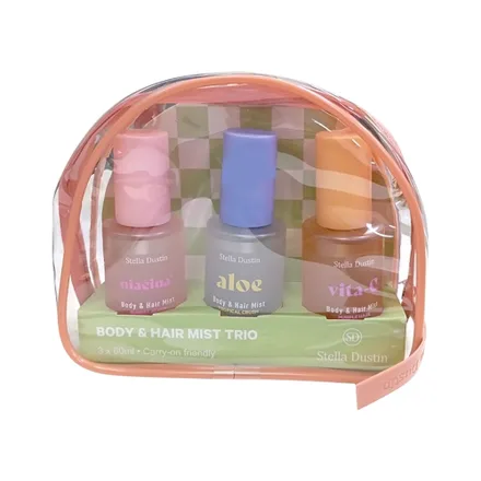 Set Cosmeticos Stella Dustin Body Hair Trio 3 Piezas