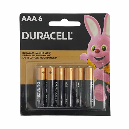 Pila Alcalina Duracell Aaa 4 Plus 2
