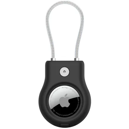 Suporte Seguro com Cabo para Airtag Belkin MSC009BTBK – Preto