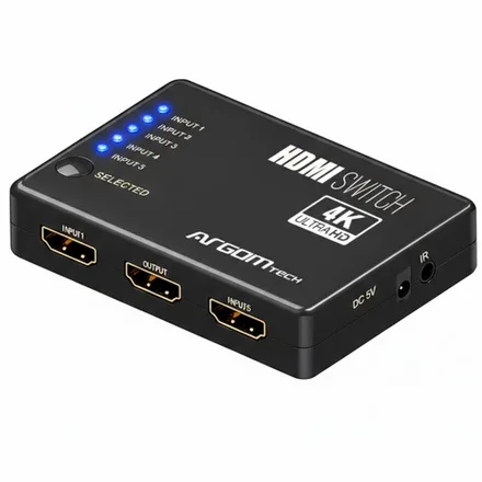 Hub Switch Argom Hdmi 5P Arg Av 5125 4K Ultra