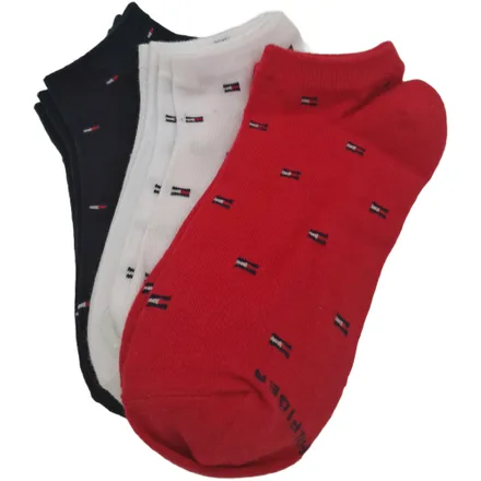 Meias Tommy Hilfiger Unisex 098 Multi 6 Pares