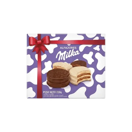 Alfajor Milka 4 Surtidos 200g