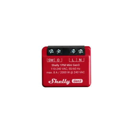Shelly Interruptor 3 1PM Mini 8A 110