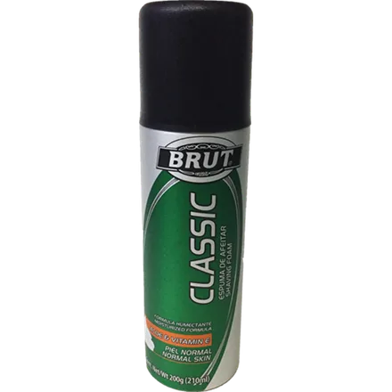 Brut Espuma Barbear Pele Normal Aloe Vitamina 210ml