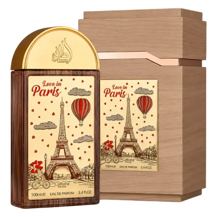 Perfume Lattafa Love In Paris Eau Parfum Unissex 100ml