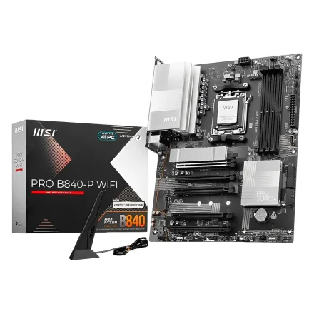 Placa Mae Msi Pro Wifie Ddr 5 Socket AM5 Chipset B840 Atx