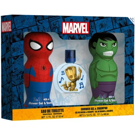Perfume Infantil Marvel Edt 2 Shampoo Gel Banho In 1 50ml