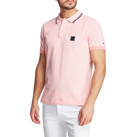 Camiseta Tommy Hilfiger Polo Masculino TH8 Grapefruit 00L