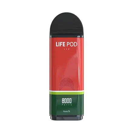 Vape Desechable Life Pod Eco Pro Cartridge 8000 Puffs Melon