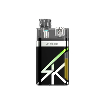 Vape Desechable Life Pod Sk Puffs Con 5 Nicotina Lemont Grass