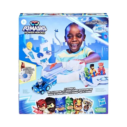 Kit De Juego Hasbro Pj Mask Power Heroes Base De Operaciones Pj Power F7820