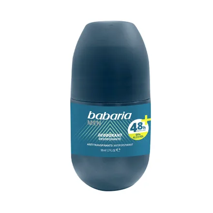Desodorante Babaria Men Roll On Sin Alcohol 24H 50ml
