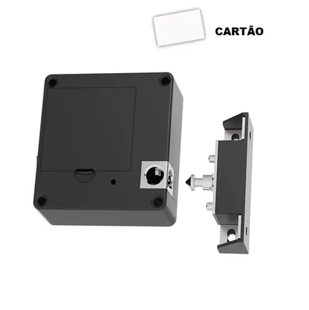 FECHADURA INVISÍVEL RFID A BATERIA PARA GAVETA CARD
