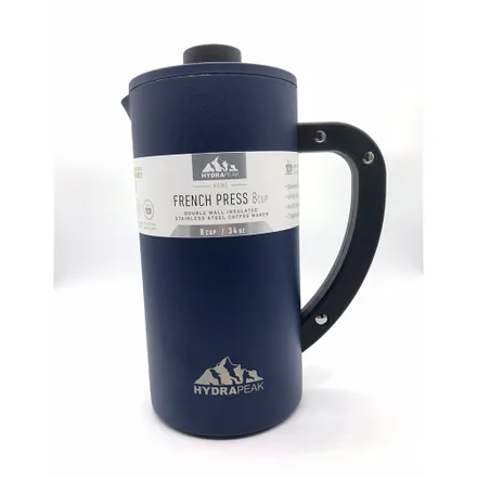 Cafeteira Francesa Hydrapeak Hp Frenchpress Navy Marinho 1L