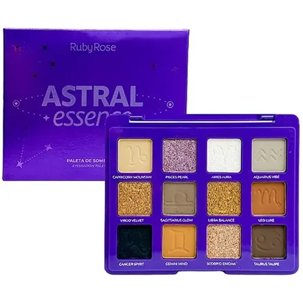 RUBY ROSE PALETA DE SOMBRAS ASTRAL HB-F2601 12.6 G