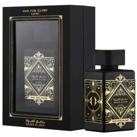Perfume Lattafa Badee Al Oud Glory Black Edp Unissex 100ml