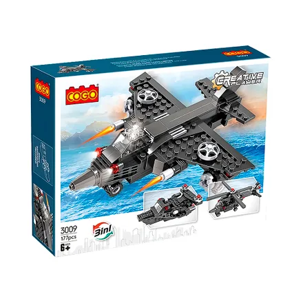 Juguete Construccion Cogo Creative Player 3 En 1 3009 177 Piezas