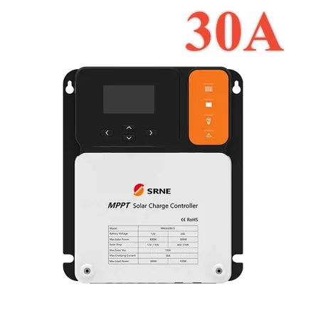 Solar Mppt 30A Controlador Sr Srne