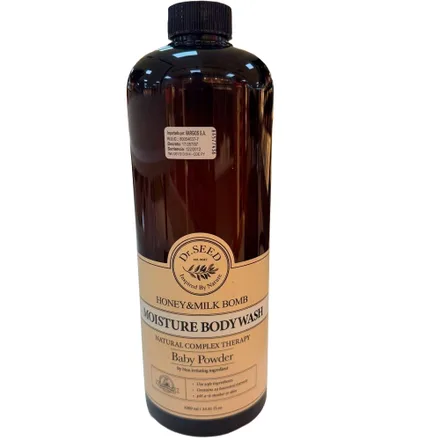 Body Wash Dr Seed Moist Honey Milk Powder 1L