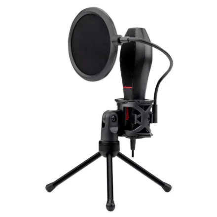 Microfone Condensador Redragon Quasar GM200 16kHz - Preto
