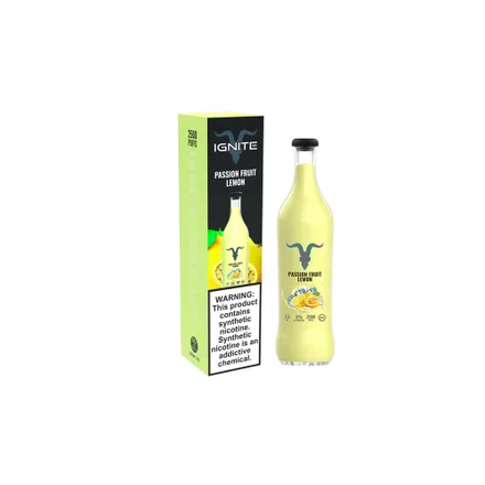 Vape Descartavel Ignite V25 2500 Puffs Passion Fruit Lemon 5 Nicotina