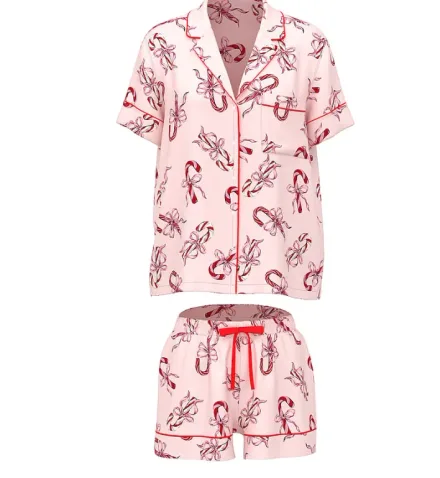 VICTORIA'S SECRET PIJAMA SHORT ROSA DULCE MOÑOS 36013707 (T)M