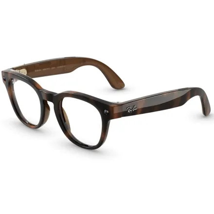 Oculos Ray Ban Meta Scriber Optics 2 Shiny Havana 49mm