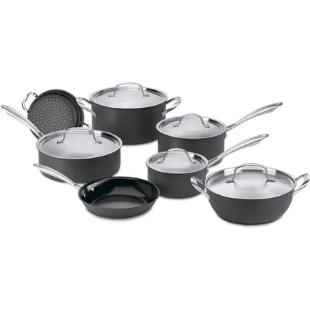 Jogo Panelas Cuisinart Gg 12 Antiaderente Greengourmet Eco