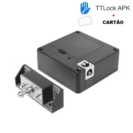 FECHADURA INVISÍVEL RFID A BATERIA PARA GAVETA TT LOCK+CARD