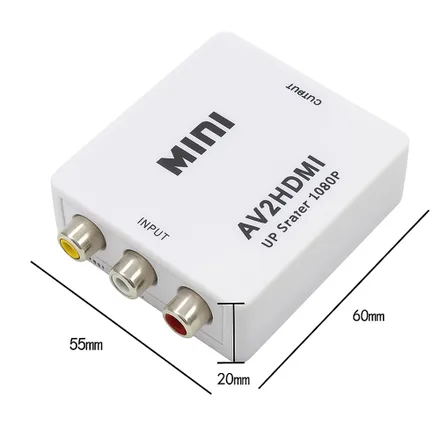 Adaptador Conversor Mini Trove AV a HDMI