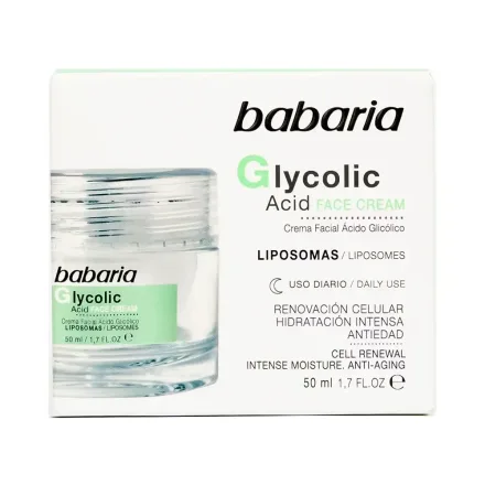 Crema Facial Acido Glicolico Babaria 50ml