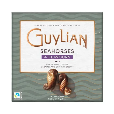 Chocolate Guylian Seahorses 4 Flavours 154 Gr