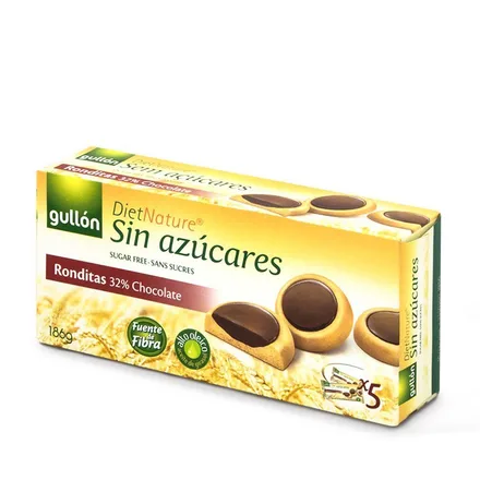 Galletitas Gullon Ronditas 32 Chocolate 186g