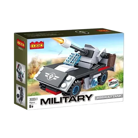 Juguete Construccion Cogo Military 2 En 1 3020 Surtido Pieza