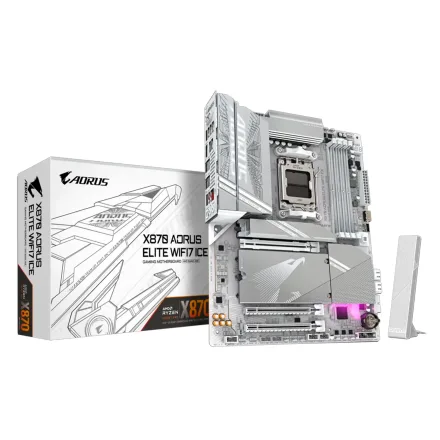 Placa Mae Gigabyte X870 Aorus Elite 7 Ddr 5 Socket AM5 Chipset Atx