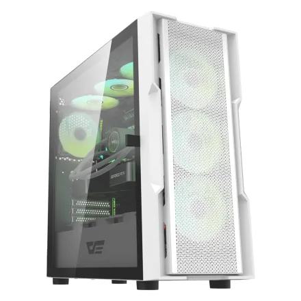 Gabinete Gamer Darkflash Glass Mid Tower 4 Fans Argb