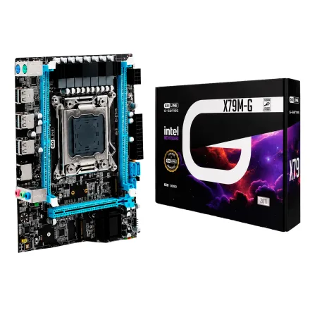 Placa Mae Goline X79M Ddr 3 Socket Lga Chipset X79 Atx