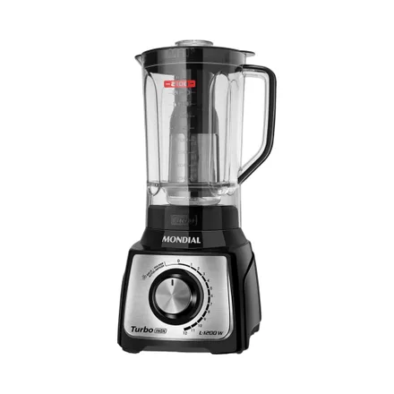 Licuadora Mondial Turbo Inox 1200 Bi