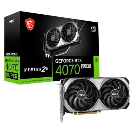 Placa Video Msi Super Ventus 2X Oc Geforce Rtx 4070 912 V513 641