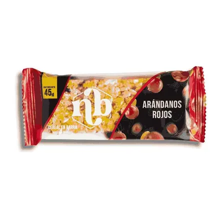 Barra Cereal Bars Almendras Rojos 45g