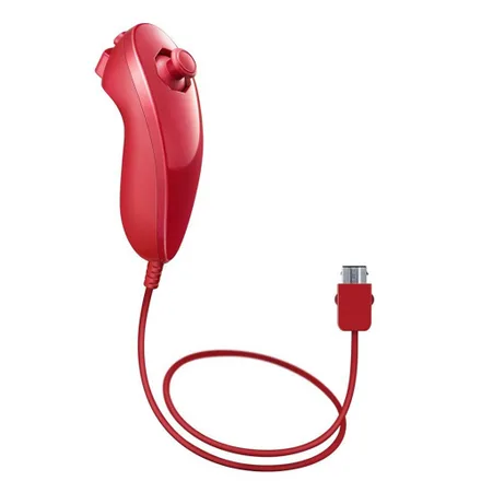 CONTROLE WII NUNCHUK VERMELHO