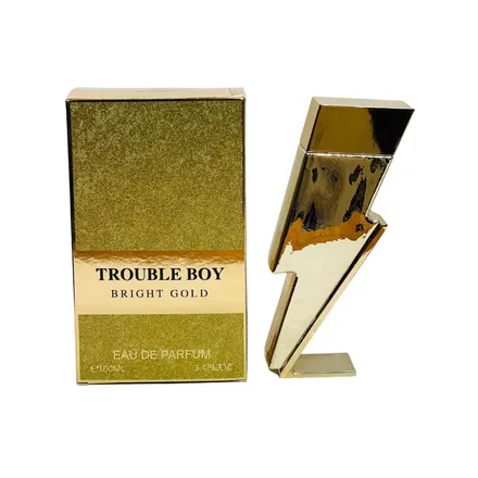 Lovali Trouble Boy Brigth Gold Masculino Eau Parfum 100ml