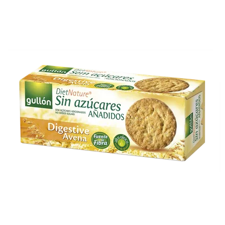 GALLETAS GULLON DIGESTIVA CON AVENA SIN AZUCARES 410GR