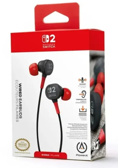 Power Auricular Nintendo Switch 2 Pwa