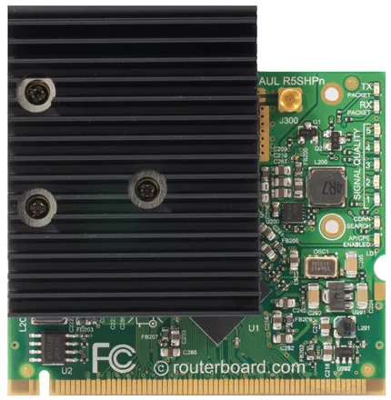 MIKROTIK MINI PCI CARD R5SHPN CONNECTOR MMCX