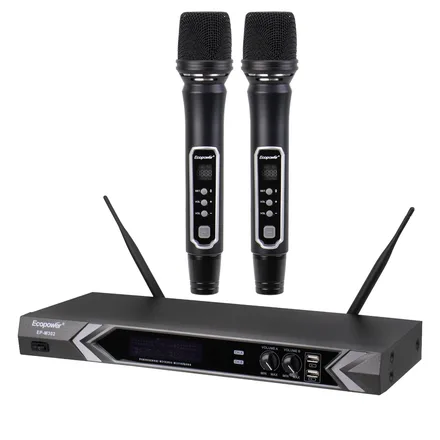 Microfono Ecopower Ep M309 2 Mic Mm Bivolt