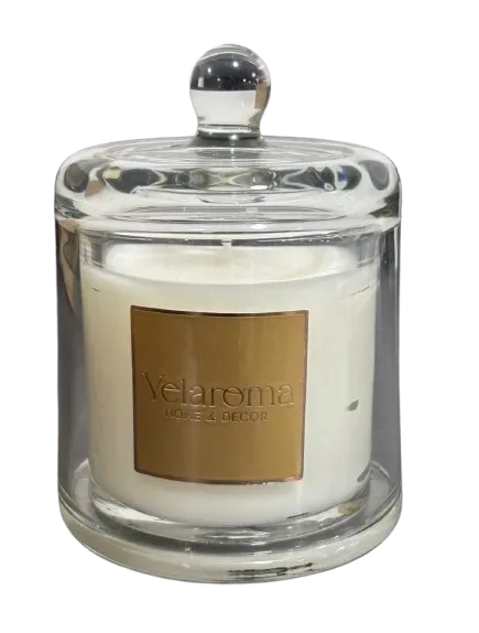 VELAROMA VELA AROMATICA C/CUPULA CARAMELETFIG 210GR