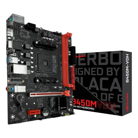 Placa Mae Up Gamer Vdh Socket AM4 Chipset B450 Ddr 4 Atx